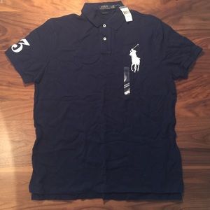 new with tags POLO Ralph Lauren Men's Navy Shirt